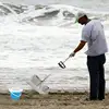 Sand Sifter Beach Sand Shifting Shovel Scoop Stainless Steel Beach Sifter, Sand Scoop Beach Rake, Shark Tooth Sifter Shovel 2
