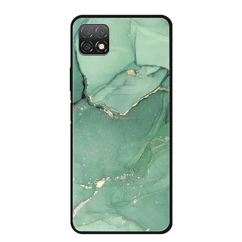 Marble Soft TPU Silicone Phone Case with Fashionable Cartoon Design