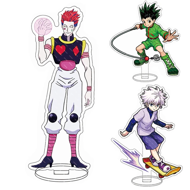 Hunter x Hunter Hisoka Anime Action Figure Stand, Modelo Cosplay, Kurapika  Killua Zoldyck Placa, Decoração De Mesa, Acrílico Em Pé Sinal - AliExpress