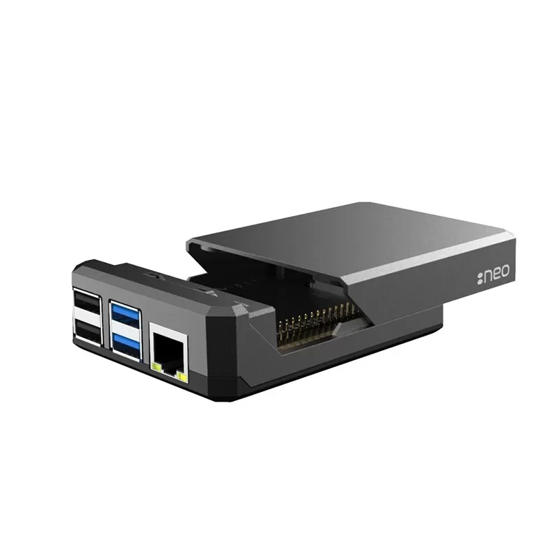 

Аргон Неодимовый для Raspberry Pi 4 Модель B, Алюминиевый металлический корпус, портативный скользящий Магнитный охлаждающий надежный для Pi 4 B
