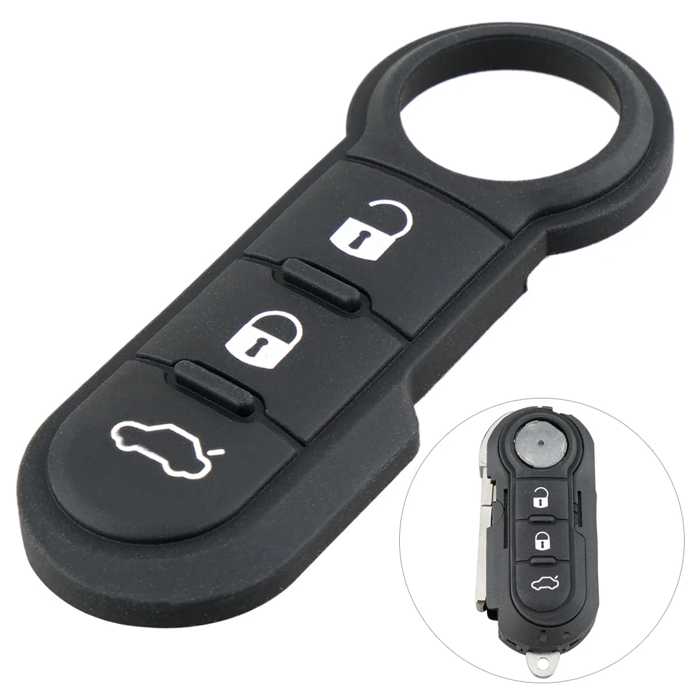 Car Auto Flip Remote Key Replacement Shell fit for fiat 500 Keyless Cover BE 