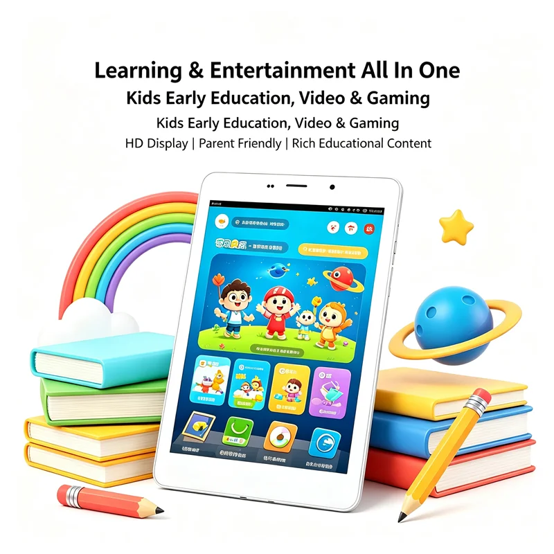 8 INCH 64 Bit 3GB RAM+32GB ROM Tablet PC 4G Phone Call Android 7.0 MTK6735 1920*1200 IPS Screen with Octa Core Processor