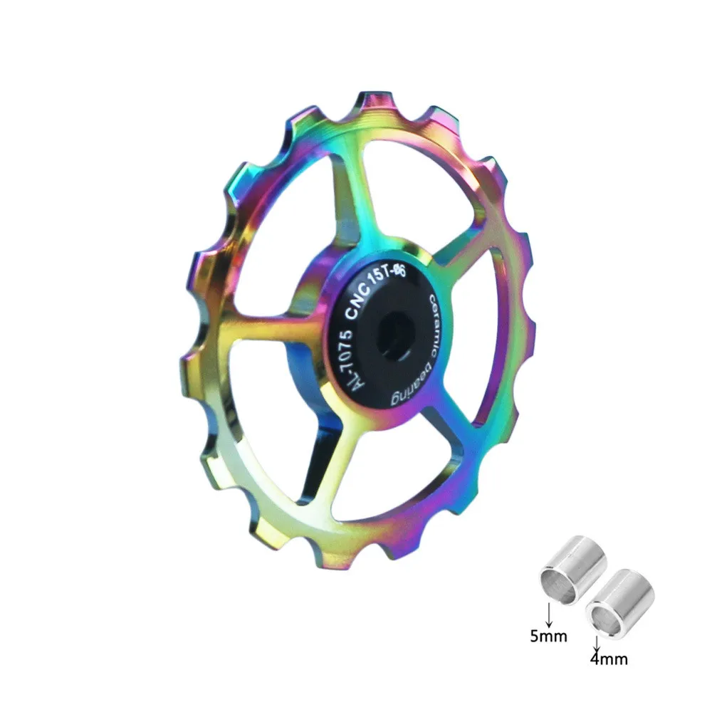 High-Performance MTB & Road Bike Rear Derailleur Pulley Roller with Ceramic Bearings