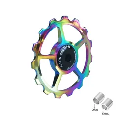 High - Performance MTB & Road Bike Rear Derailleur Pulley Roller with Ceramic Bearings - 13T (Colors)