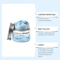 Peptides de cuivre GHK-Cu Tallow de boeuf pour la peau : baume bleu Manuka Honey hydratant visage et corps pour peaux matures, sèches et sensibles 2