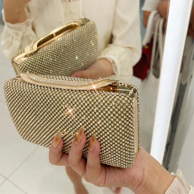 Pochette De Soirée En Diamant Pour Femmes, Sac À Main De Mariage