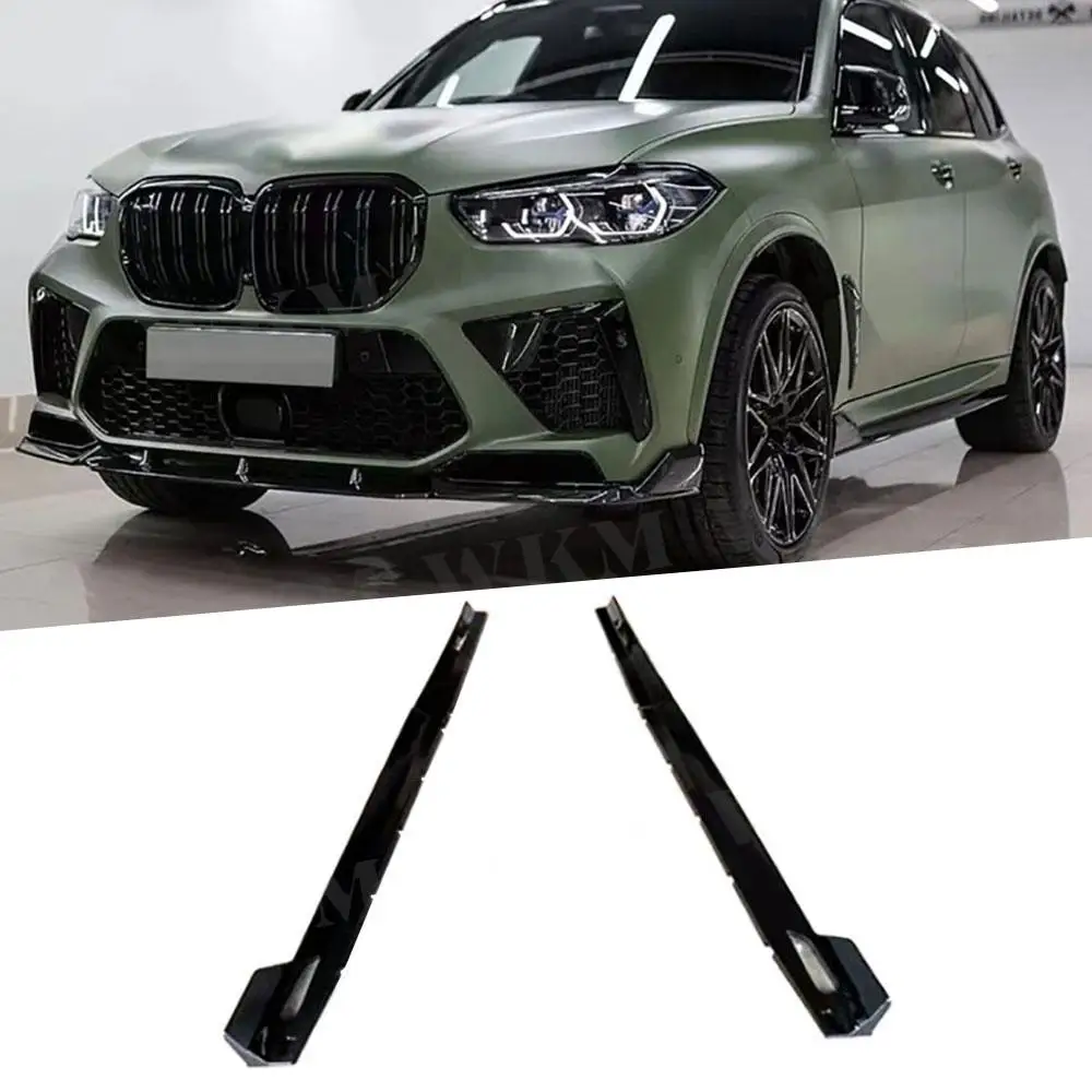 

ABS Gloss Black for BMW F95 X5M 2019+ Side Skirts Extension Body Panel Lip Splitter Winglet Carbon Look Side Skirts