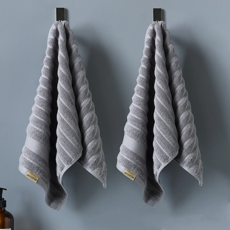 100% Cotton Face Towels Bathroom Fast Drying Absorbent Towel Travel Gym Sports Soft Thickened Beach Towels For Home 35x75 cm 6