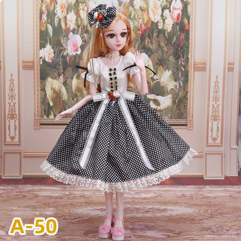 Princess Wedding Dress for 1/3 Bjd Doll Accessories 60cm