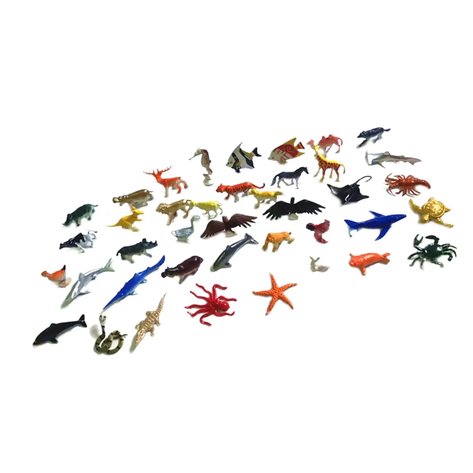 40Pcs Animal Figures Simulation Animals for Children Boys and Girls Kids