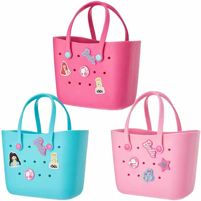 

MINISO Barbie Sunlight Shining Series Lunch Box Bento Storage Bag Cartoon Cute Portable EVA Handbag Girl Birthday Gift