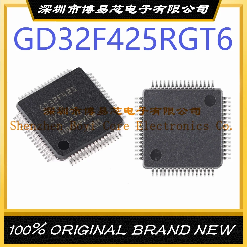 GD32F425RGT6 Package LQFP-64 ARM Cortex-M4 200MHz Flash: 1MB RAM: 256KB MCU (MCU/MPU/SOC) mk64fn1m0vll12 mcu 32bit k64 arm cortex m4 risc 1024kb flash 2 5v 3 3v 100pin lqfp tray