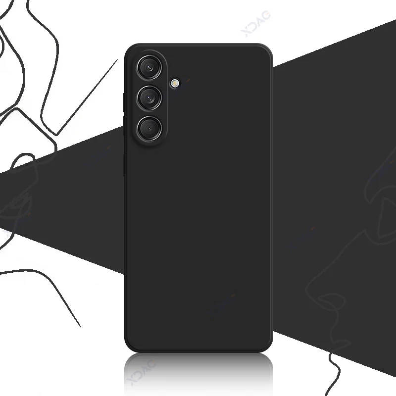 Luxury Liquid Silicone Shockproof Square Phone Case – Soft 360° Protection