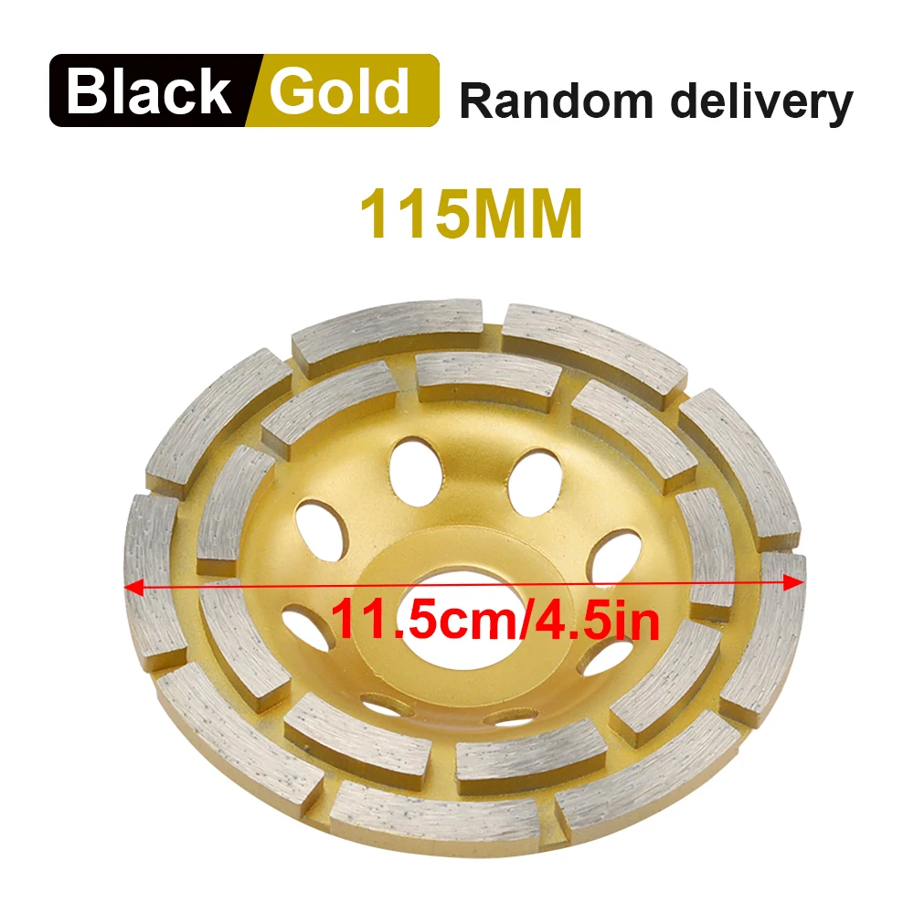 115mm Diamond Grinding Wheel Cup Disc Grinder Concrete Granite Stone Metalworking Cutting Grinding Wheel Saw Blade Abrasive Tool