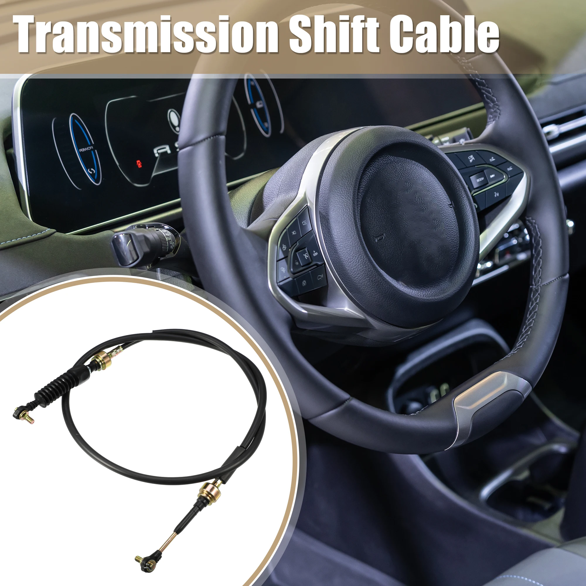 X Autohaux Automatic Transmission Shifter Cable Gear Shift Control Lever Selector Cable No.3382006071 for Toyota Camry 1997-2001