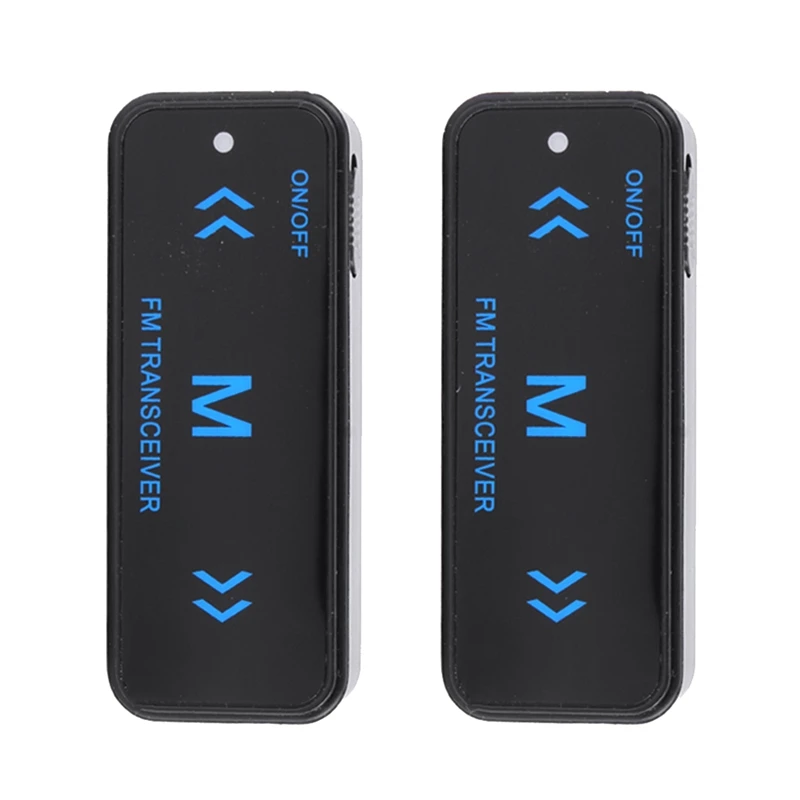 2Pcs Protable Talkie Walkie Mini Talkie Walkie Adulto Radio Bidirezionale Giocattolo 0.5W Uhf 400-480Mhz