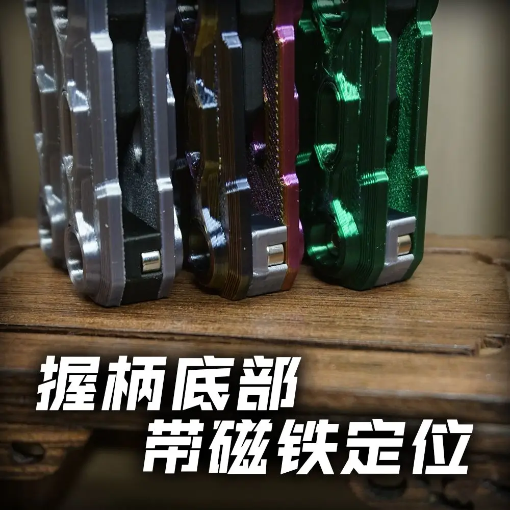 EDC decompression toy Gravity Carrot Fidget Magnetic Rotating Folding Knife 3D Printing Black Technology Fingertip Toy Gift