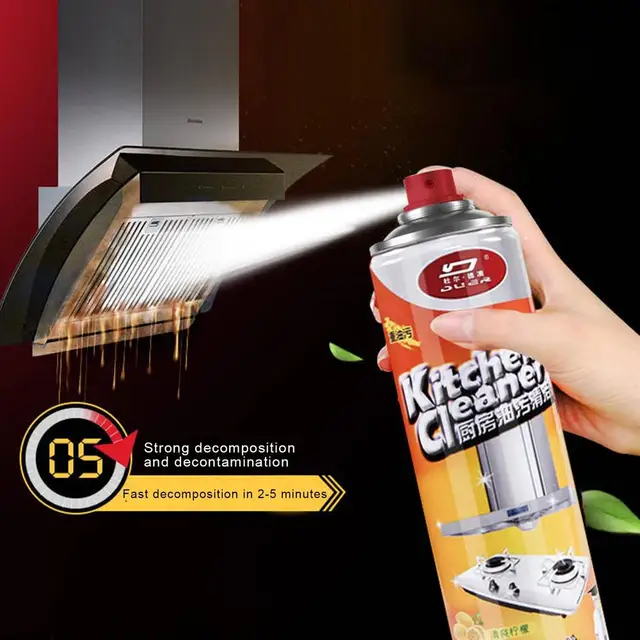 Aerosol de espuma limpiador de burbujas de cocina para todo uso  personalizado de 650 ml Proveedores, fabricantes - Servicio al por mayor -  LIMPIADOR RÁPIDO