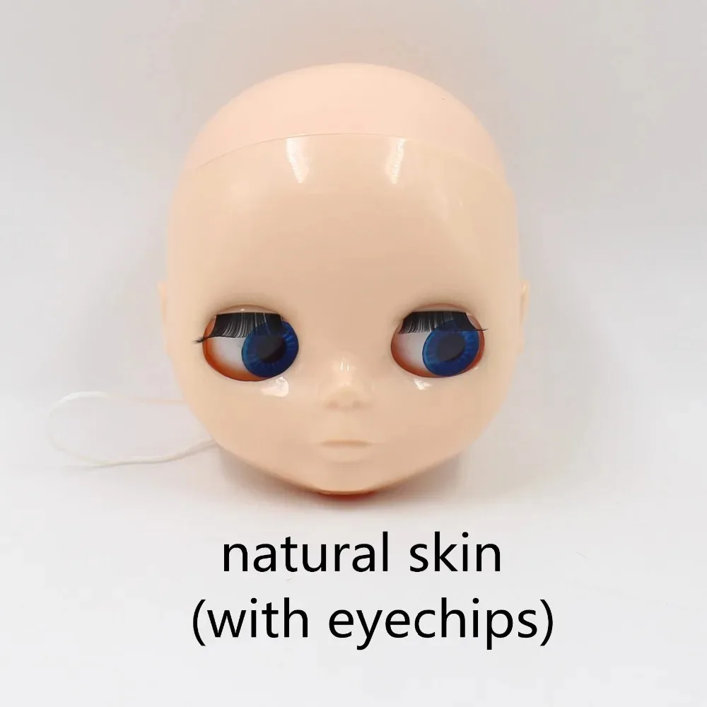 DBS 브라이스 인형 맞춤형 얼굴 DIY 인형용 헤어 없는 대머리 인형, 두피가 느슨하게 되어있어 조립되지 않음