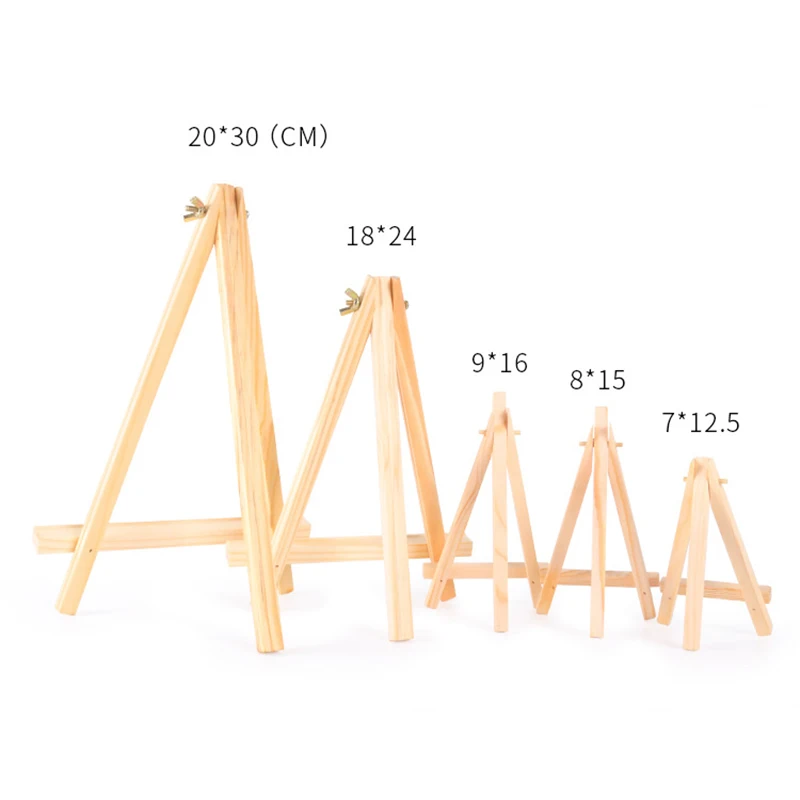 Wood Table Easel Wood Mini Easel Frame Tripod Display Meeting Wedding Table Number Name Card Stand Display Kids Painting Home Decor HB-002 sketch easel,wooden easel,wood table easel