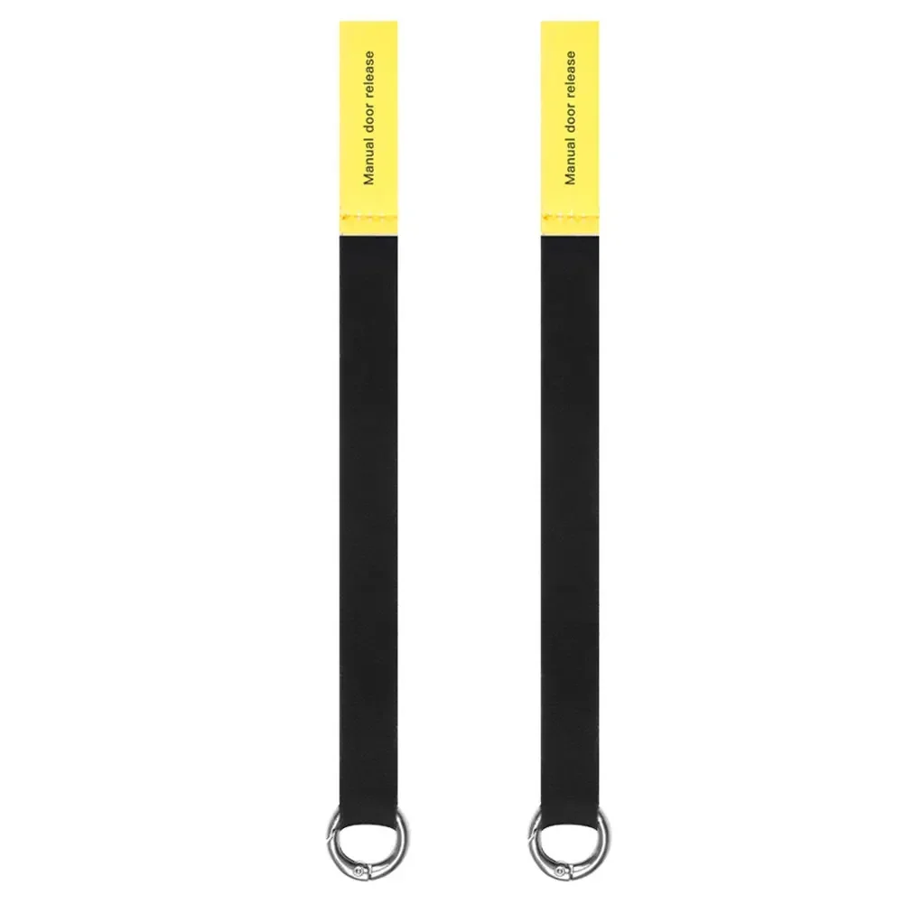 Car door handle rear door mechanical switch extended emergency handle manual release emergency puller button for Tesla Model Y