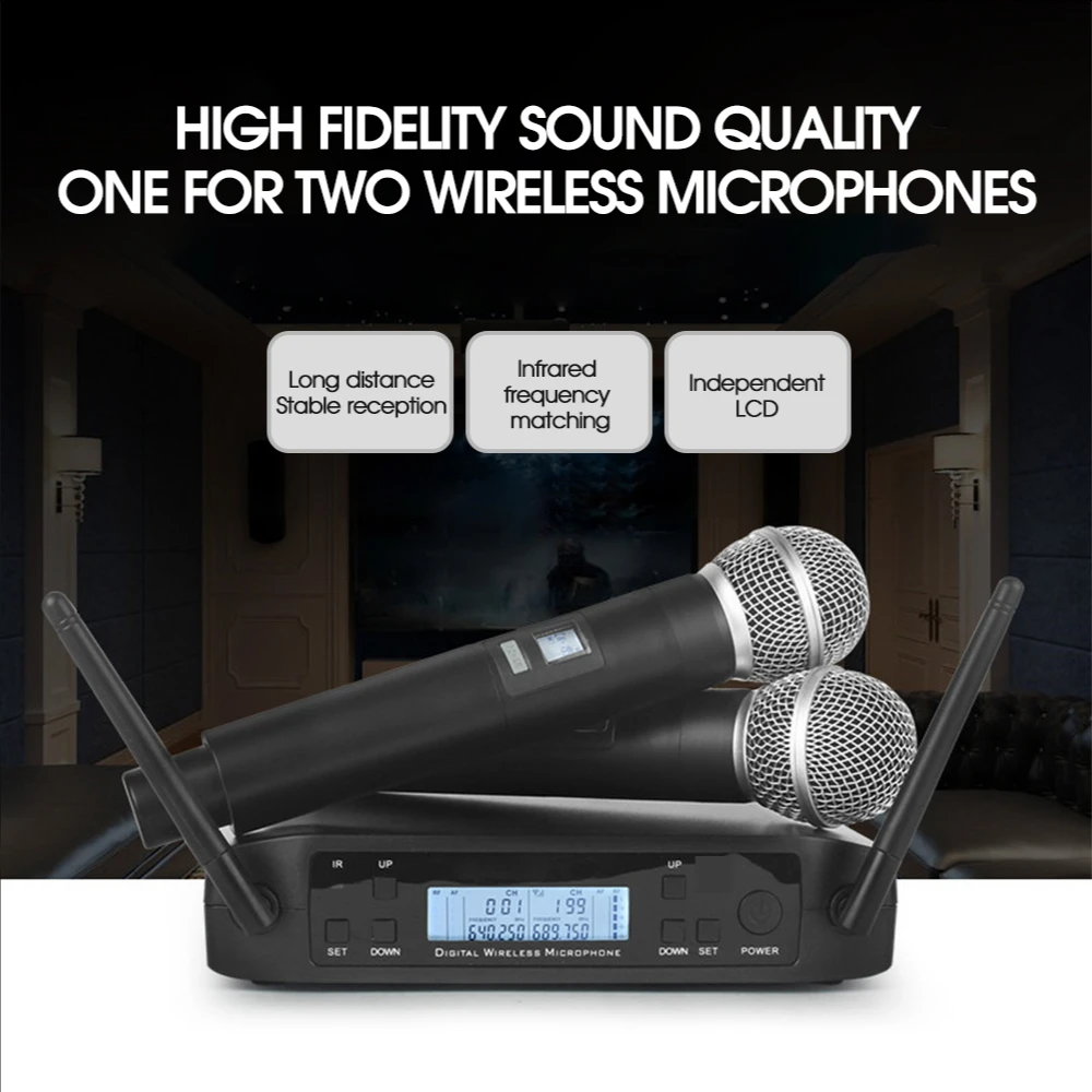 Shure Glxd4 Beta 58a Wireless Microphone Uhf Dynamic Mic Professional