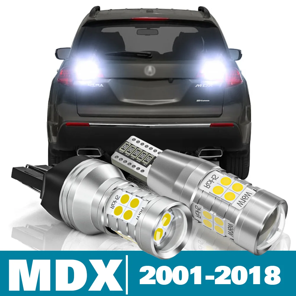 

2pcs LED Reverse Light For Acura MDX Accessories 2001-2018 2008 2009 2010 2011 2012 2013 2014 2015 2016 2017 Backup Back up Lamp