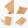 Moterm Compact Series Passport Size Traveler Notebook Full Grain Vegetable Tanned Leather Organizer Diary Sketchbook Planner 3