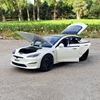 1:24 Tesla Model S Alloy Car Model Diecast Metal Toy Vehicle Car Model Simulation Collection Sound Light Kids Toy Gift C270 3