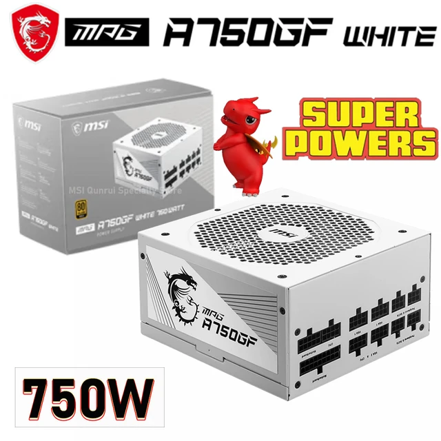 MSI MPG A750GF 80Plus Gold Computer Power Supply PC Gaming Workstation -  AliExpress