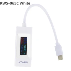 Multifunctional USB Type - C Power Tester and Monitor (Type C 065C White)