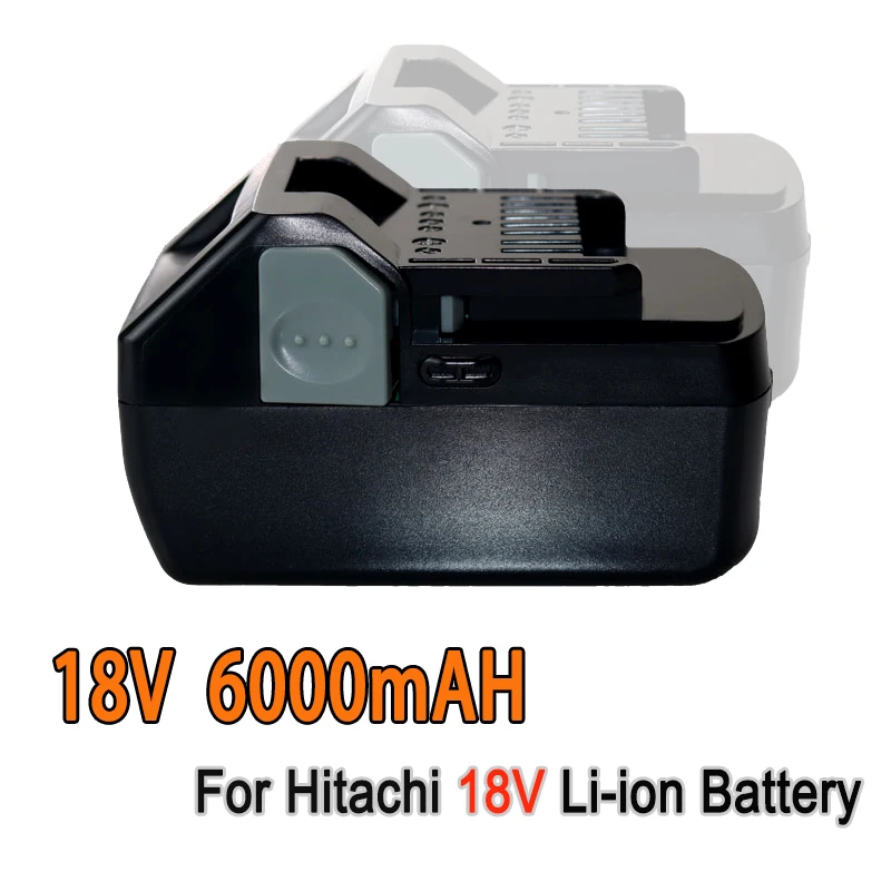 

18V 6Ah 8Ah 10Ah Li-Ion BSL1830B Replacement Battery for HITACHI BSL1820 BSL1840 BSL1850 BSL1860B Power Tools Batteries