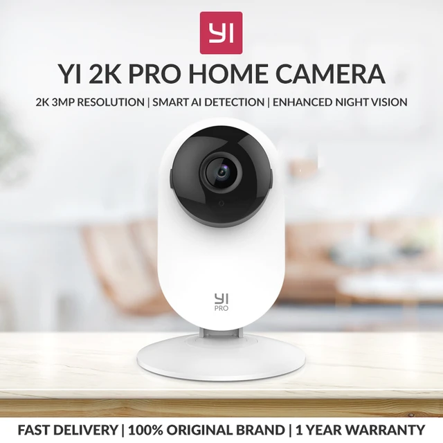 YI-cámara de seguridad 2K Home Pro, cámara interior con detección  inteligente de personas, vehículos, animales, aplicación de teléfono para  bebés