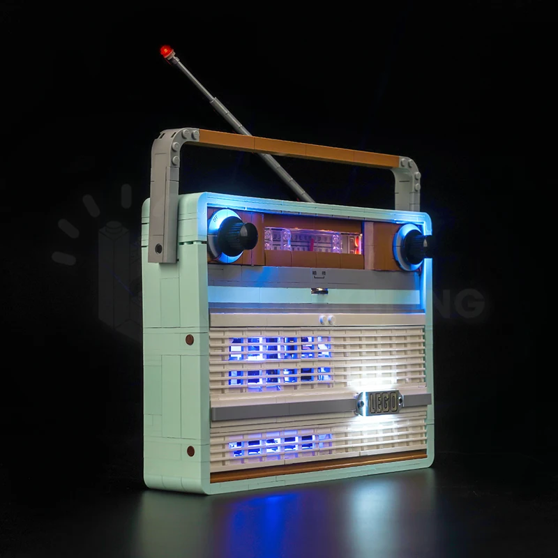 Brick Bling LED light model 10334 is suitable for Retro Radio building block gifts (including lighting accessories only) 2