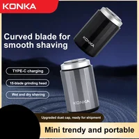 2024 NEW Type-c Rechargable Mini Portable Waterproof Electric Shaver  Strong High Speed Long Endurance Suitable Wet and Dry 1