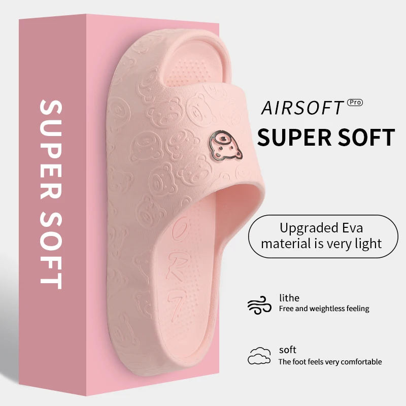 Women Slippers Sandals Eva Slippers Female Summer Indoor Bathroom Shower Skid-proof Odor-proof