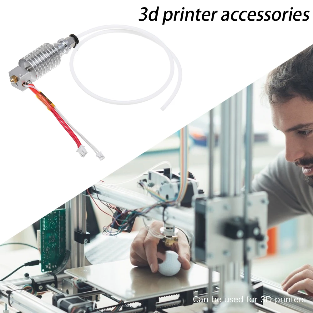 ANYCUBIC Kobra Hotend Imprimante 3D Tête-J V5 Print Head avec Chaussette en Silicone Buse 0,4mm 24V Ceramic Cartridge Heater SEULEMENT pour Kobra,NON Work with Kobra GO,Kobra Neo,Kobra Max,Kobra Plus