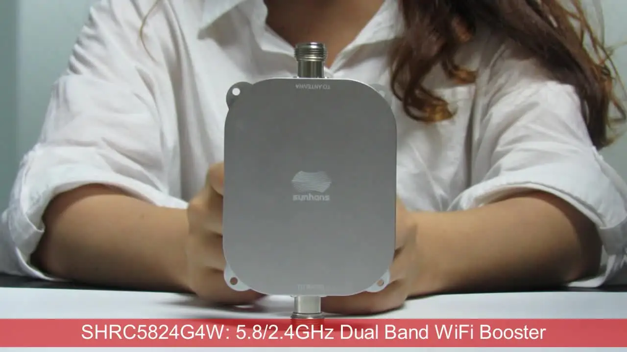 Dual Band 2.4G 5.8G WiFi signal Amplifier extender Sunhans 4W