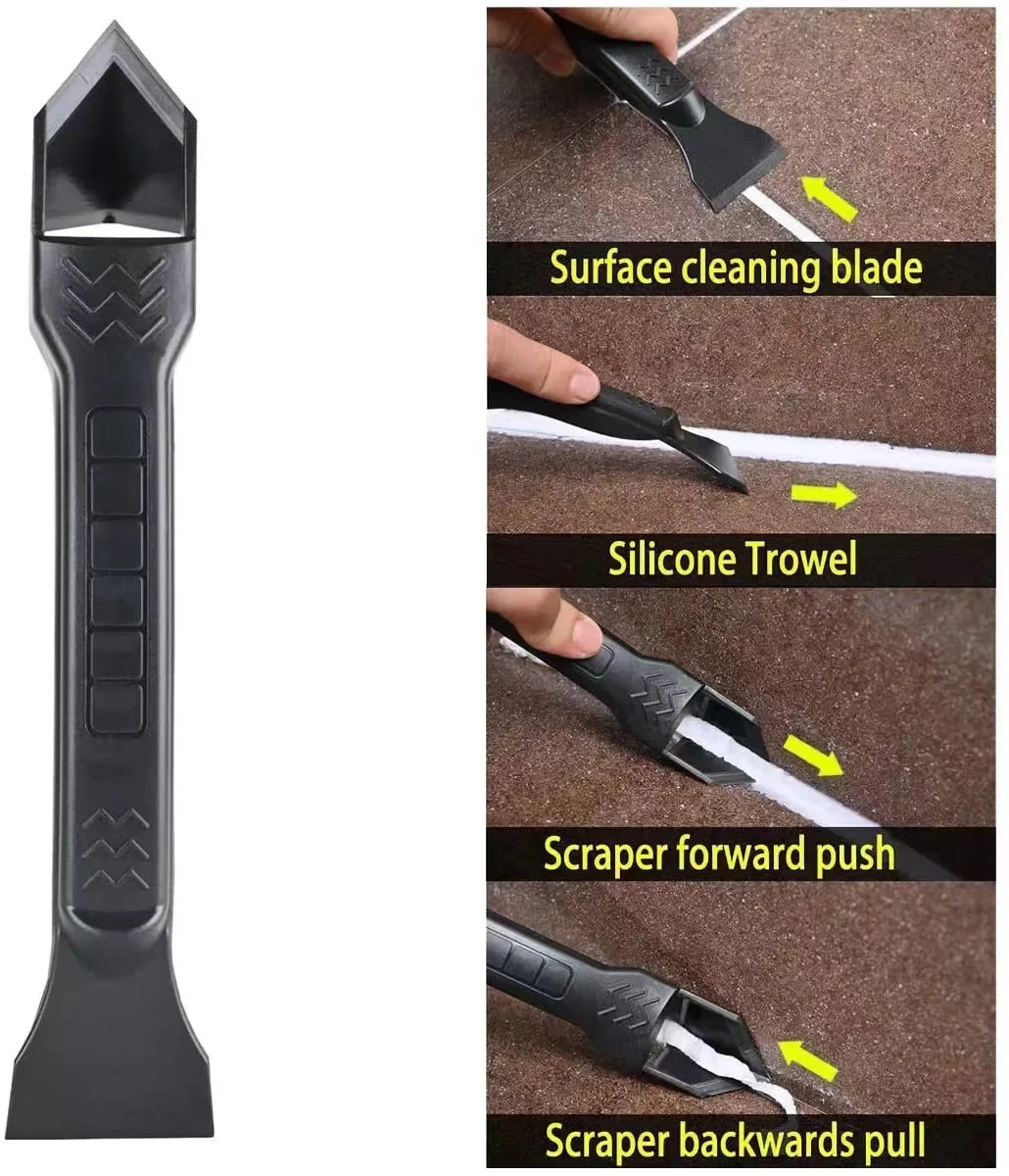 Caulking Tools Caulking Gun Nozzles Sealant Tool Kit Prodrill 5Pcs Caulking Tool Kit Silicone Caulk Nozzle Applicator Finishing Set Grout Sealant Remover Finishing Scraper Edger
