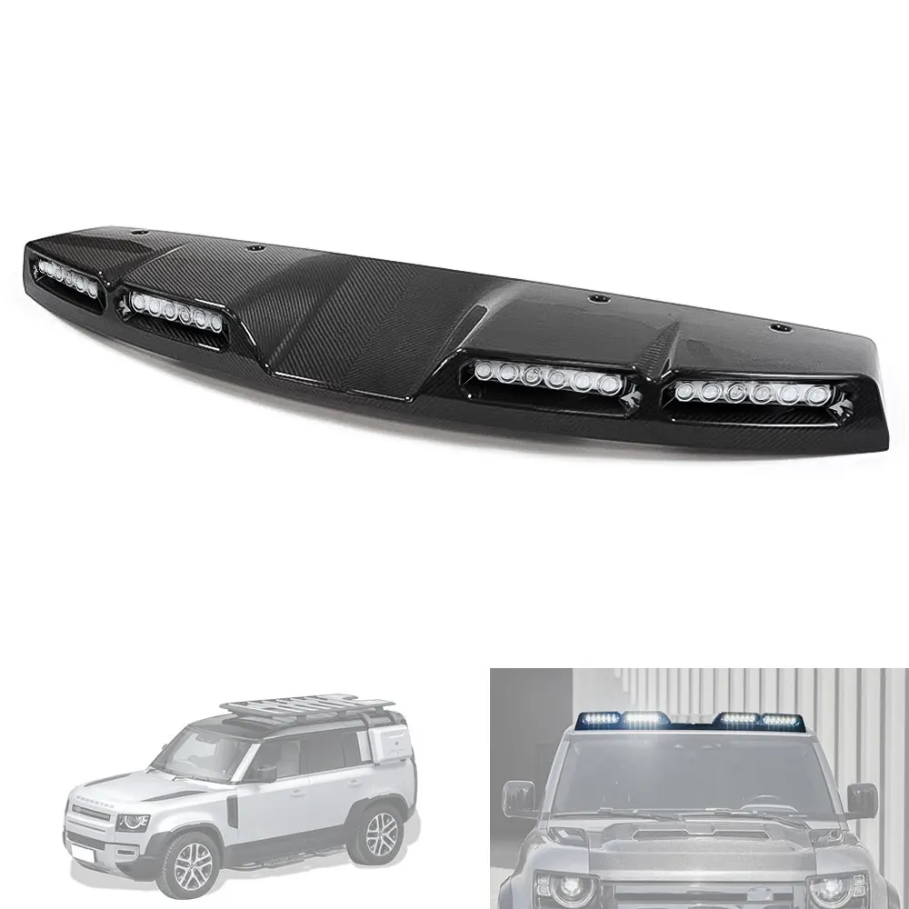 Car-Body-Parts-For-Rr-Defender-Car-Front-Roof-Spoiler-With-DRL-TOP-Led ...