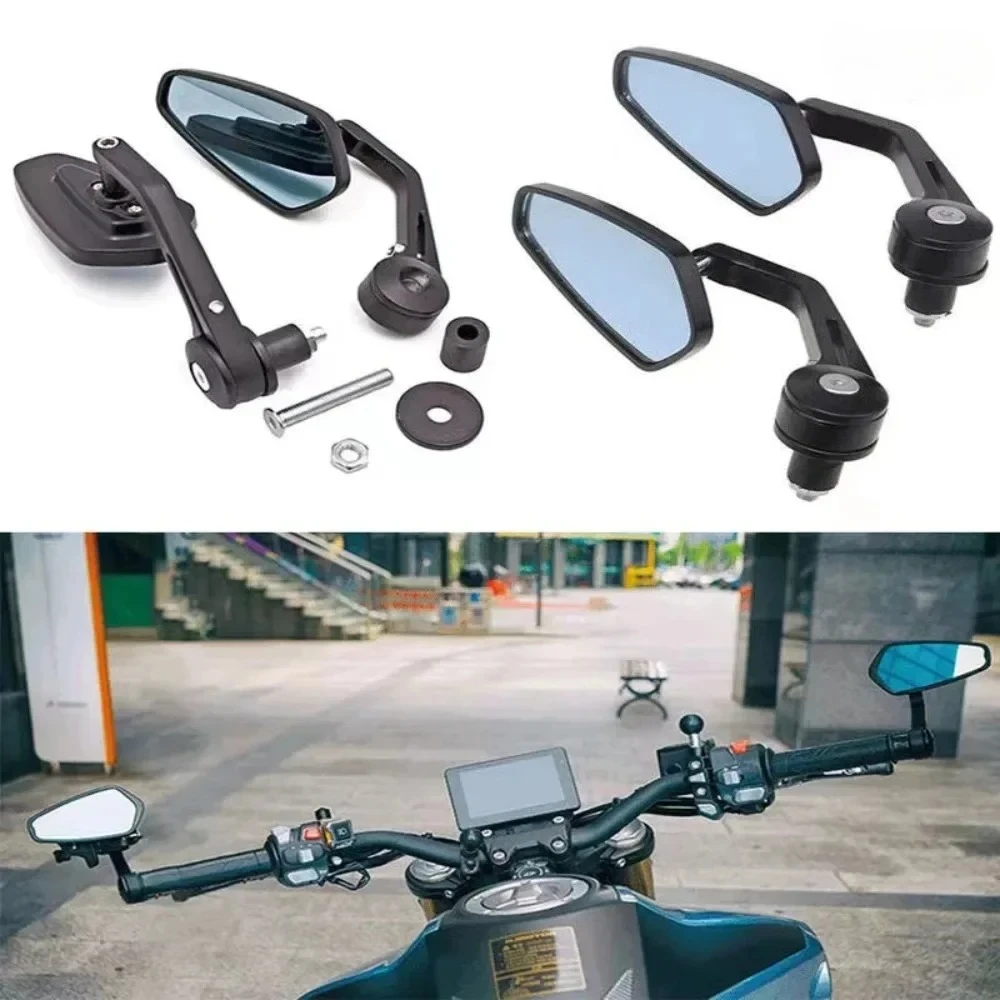 Handlebar Mirror Suitable for 7/8'22mm Handle Width Motorcycle Rearview Mirror Motorcycle Universal Accessories Side
