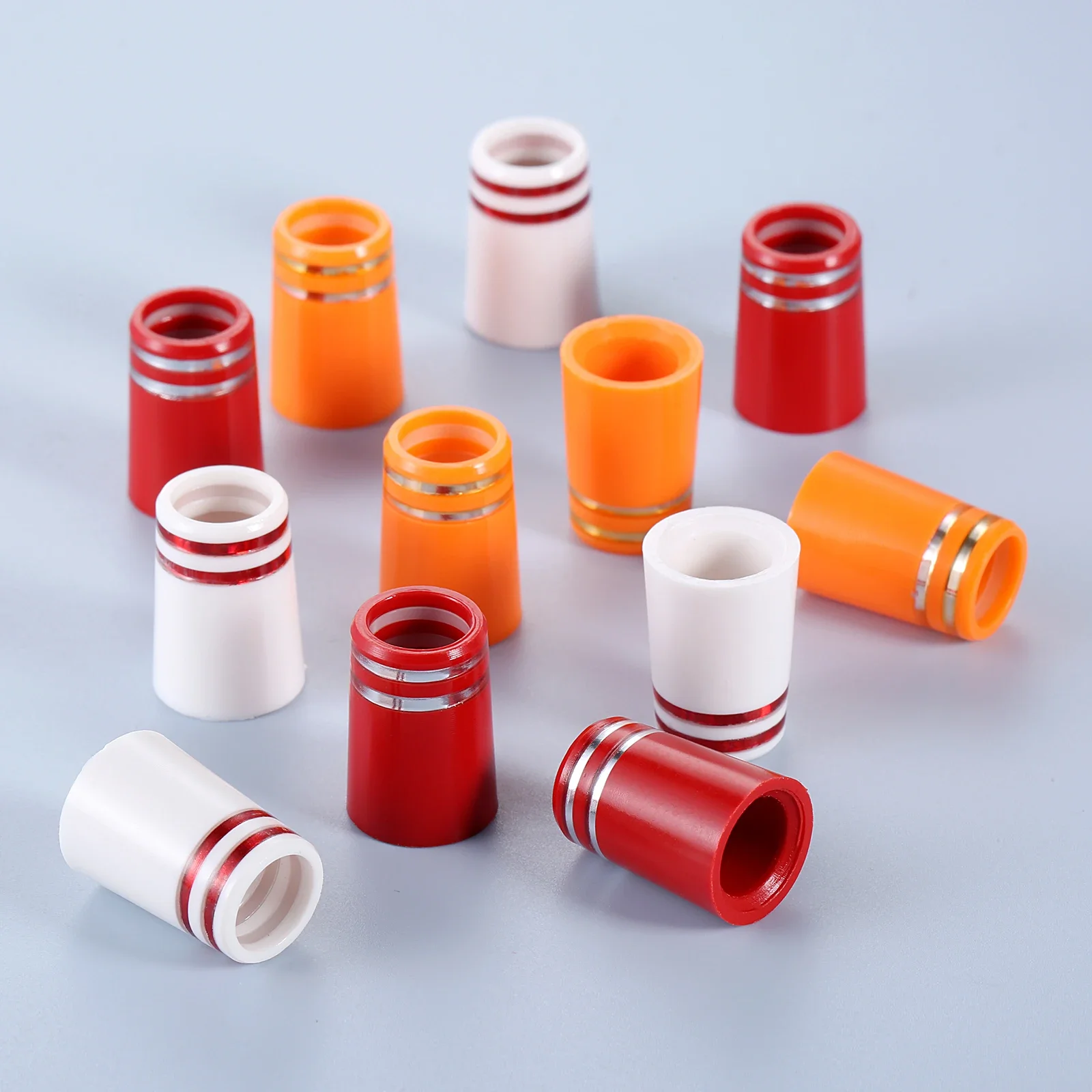 10 Stuks Plastic Hoge Kwaliteit Golfclub Ferrules Vervangende Tip Maat 0.355 Voor Ijzers Golfclub Accessoires Wit/Rood/Oranje