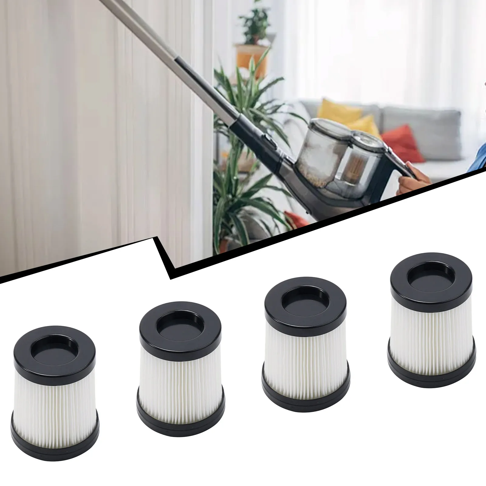 

2/4pcs Filter Replacement For Lubluelu 202 Cordless Vacuum Cleaner For Oraimo OSV-102 For Reducing Dust Pollen
