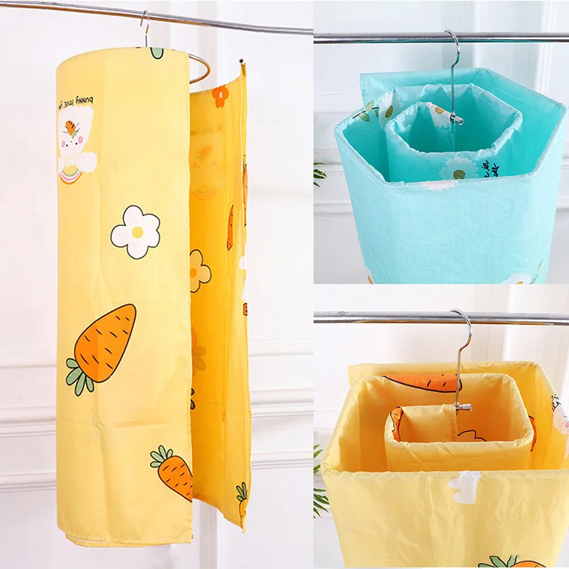 Round Spiral Quilt Sheets Hanger Stainless Steel Rotating Drying Rack Save Space for Clothes Blanket Hanger Outdoor Home Balcony 3