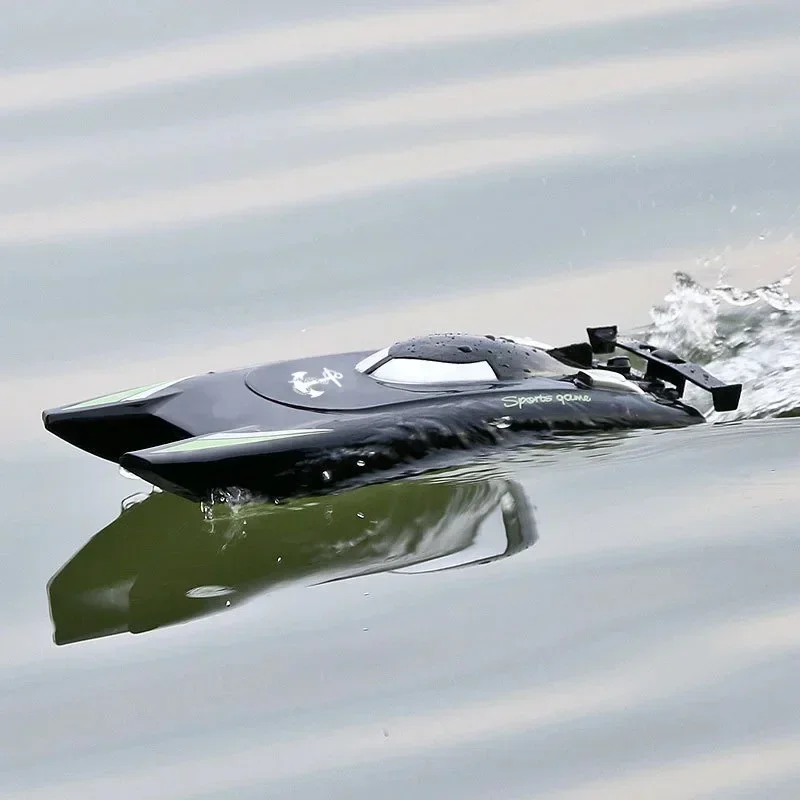 2.4g Remote Control Boat High Speed Remote-Controlled Rowing Speed Boat Yacht Children'S Competition Boat Water Toy Boat Model 4