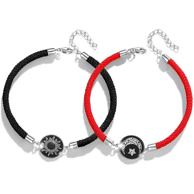 Couple Bracelet Set Sun Moon Love Gift
