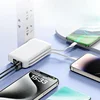 Power Bank 10000mAh Fast Charging with Its Folding Wall Plug AC Plug Own Cable 22.5W Mobile Power Supply 3