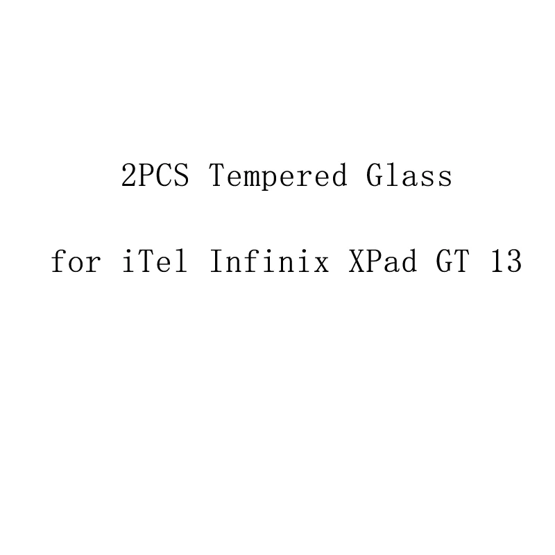 Premium Tempered Glass Screen Protector - 2 Pack, Crystal Clear HD
