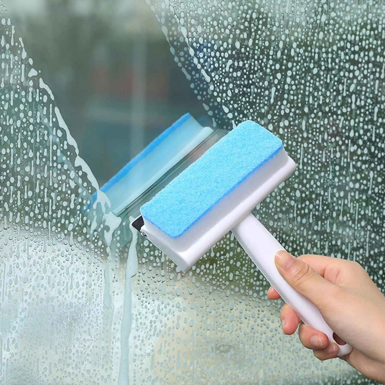 Window Scrubber Tile Cleaner Floor Brush Deep Cleaning Window Cleaner Glass Wiper for Kitchen Car Windshield Indoor Home window cleaning brush,window cleaner