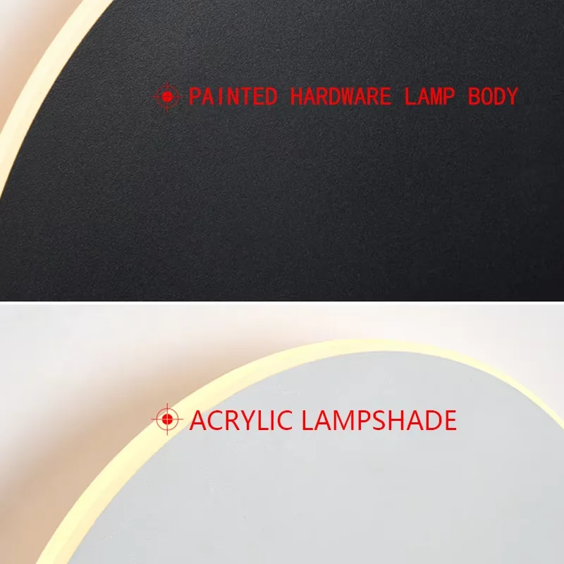Lndoor Round Wall Lamp/Modern Minimalist Style Bedroom Bedside Table Staircase Porch/LED Light Source Human Body Touch Sensor